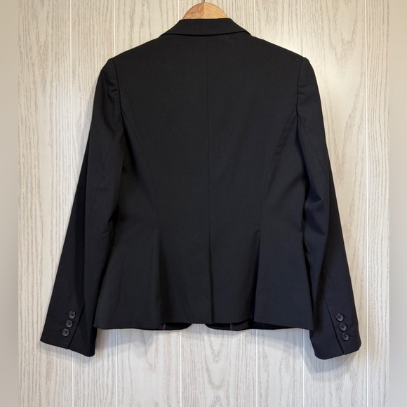 Banana Republic Blazer Jacket Black Single Breasted Two Button Size 6 EUC - Picture 4 of 4